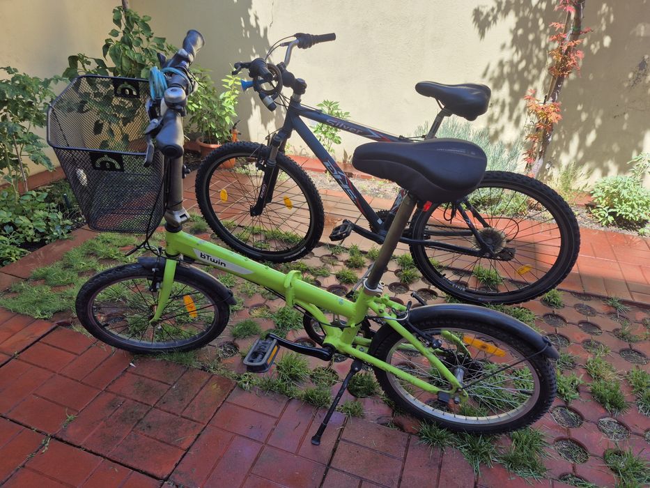 Bicicleta Silver si B Twin pliabila