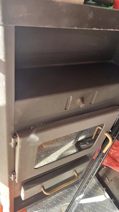 Камина на дърва с водна риза, помпа, юпиес и други части