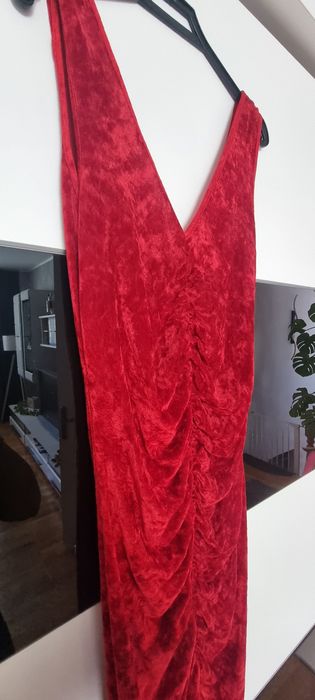 Rochita catifea plisata