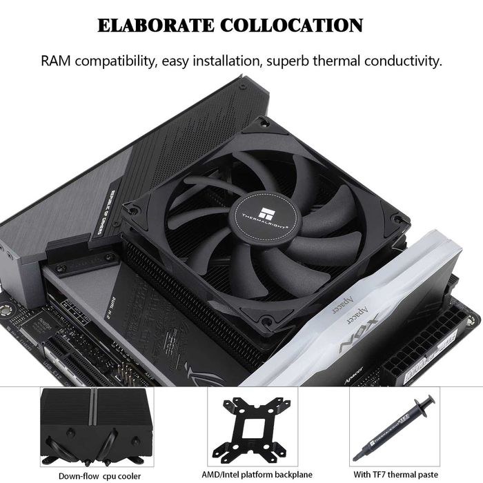 Cooler CPU Thermalright AXP90-X53 profil redus,PWM AGHP,AMD Intel