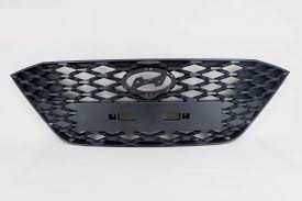 Решетка на бампер (хромированные) на Нyundai Accent/Kia Rio 2010-24г