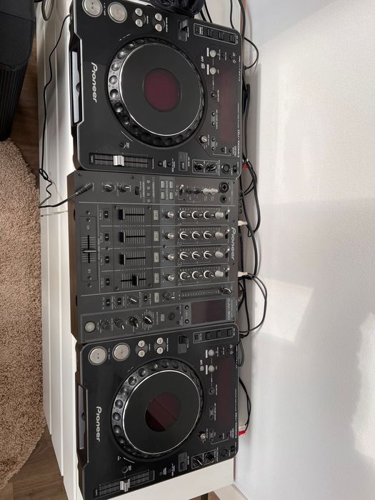 Set 2x CDJ 1000mk3 si DJM-800