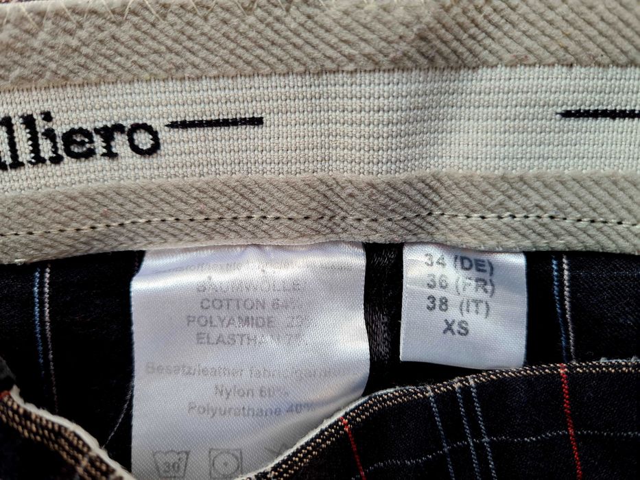 Еластичен, двуцветен детски клин да конна езда номер 34 с цяла платка