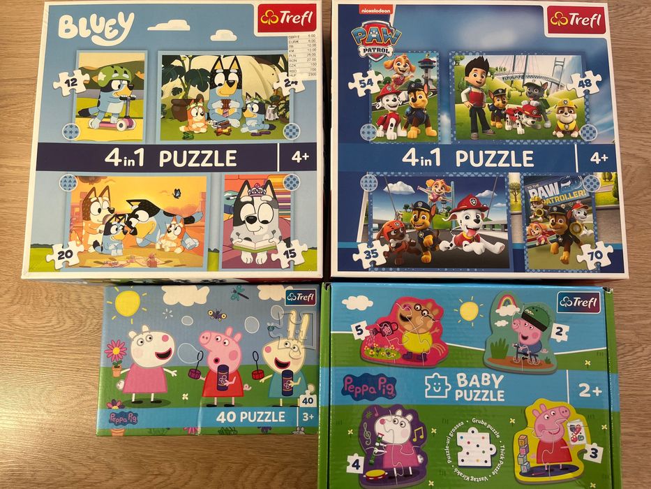 Пъзели за дечица 3 и 4 години