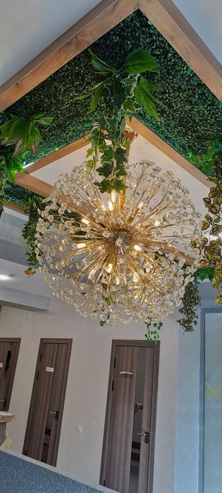 Искусственная декоративная зелень на стены