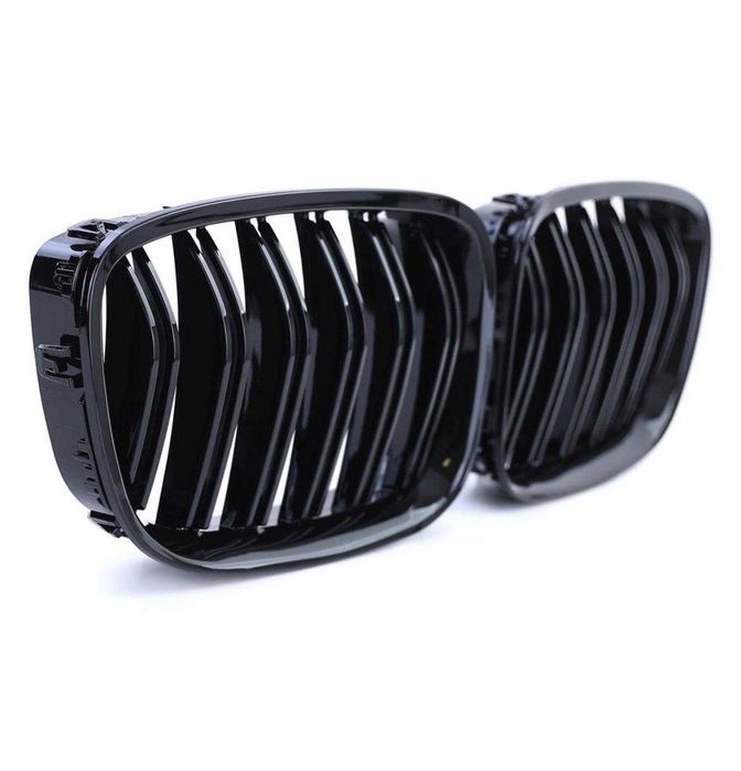 Grile Nari Duble M Bara Fata BMW Seria 5 GT F07 2009+, M-Design, Negru Lucio RADUS