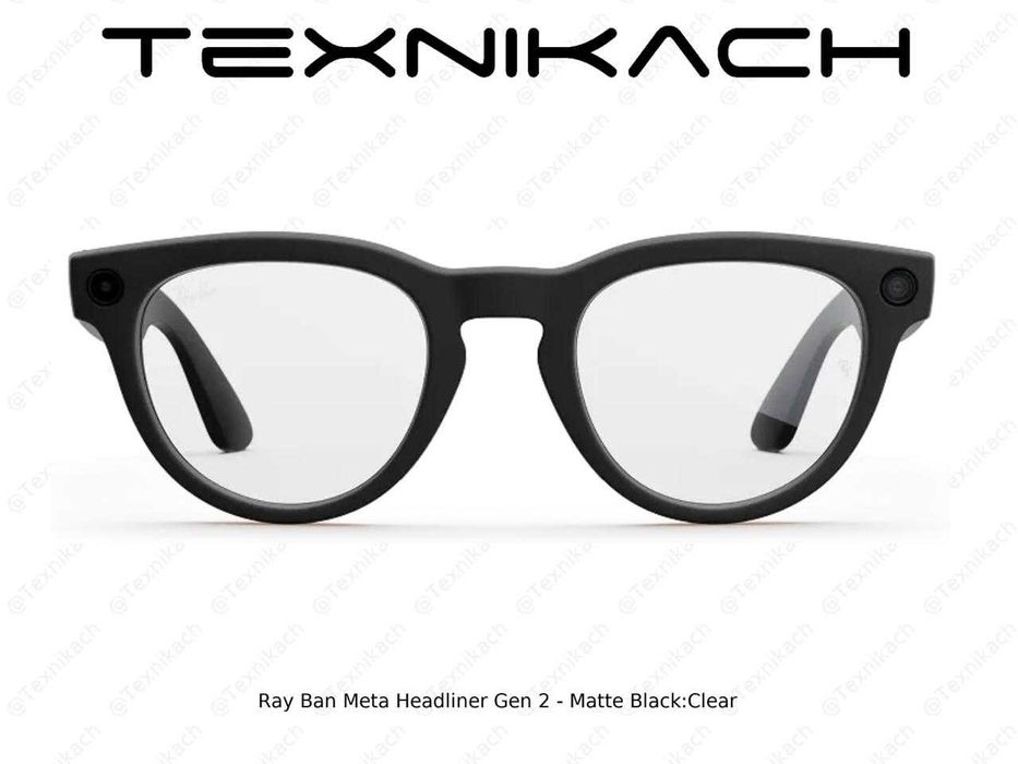 Ray Ban Meta Headliner Gen 2 - Matte Black/Clear
