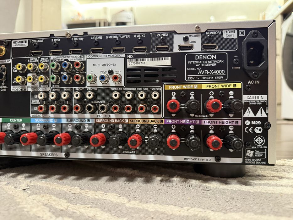 Denon AVR-X4000 Качествен ресивър