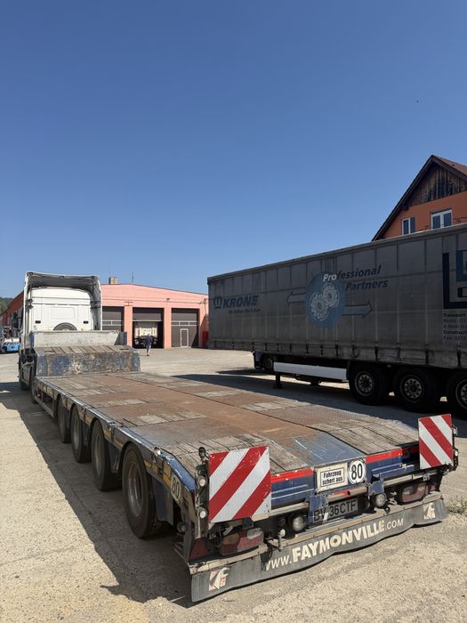 SCANIA R480 Standard ADR + Faymonville Trailer Multimax F-11 4 Axe