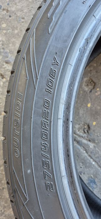 4 anvelope vara,fata Falken 275/40/20,spate Hankook 315/35/20.Pretul este pe bucata.