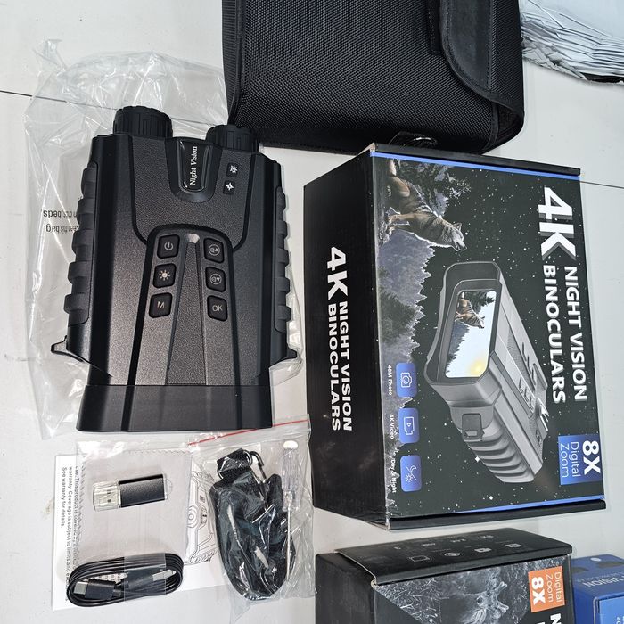 Записващ бинокъл с нощно и дневно виждане. резолюция-4K