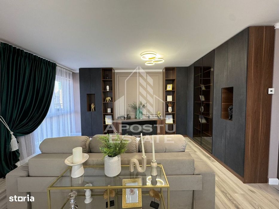 Apartament cu doua camere, mobilat LUX, etajul 11