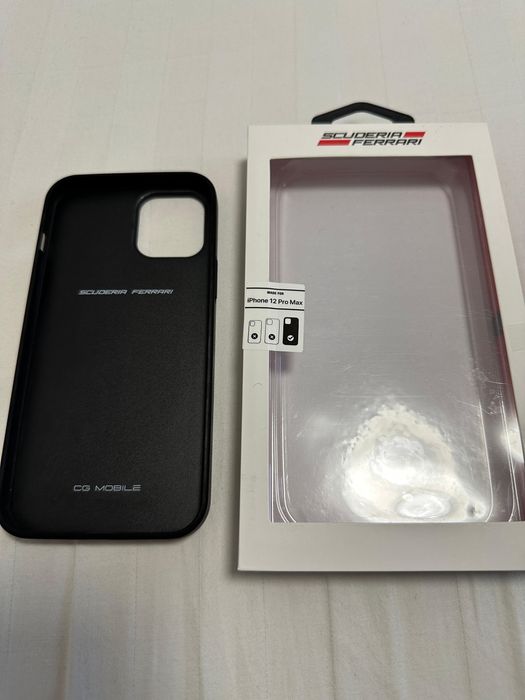 Husa originala Ferrari iPhone 12 Pro Max din piele