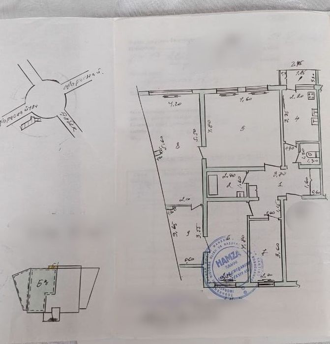 ПРОДАЁТСЯ Квартира 100м2, 3в4/5/9 ФРАНЦУЗКОЙ планировки, по ул. ЭЛЬБЕК