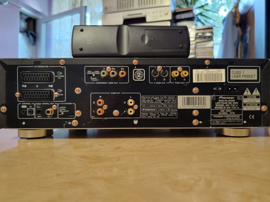 CD player, DVD player Pioneer DV 737K  Made in Japan DTS, Dolby ,TruSurround NTSC,PAL.