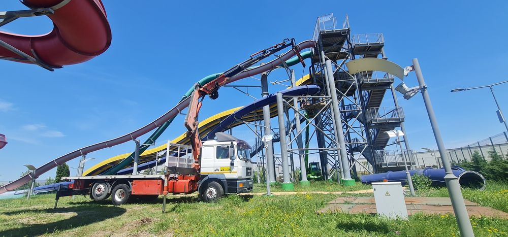 Macara de inchiriat. Camion cu macara .