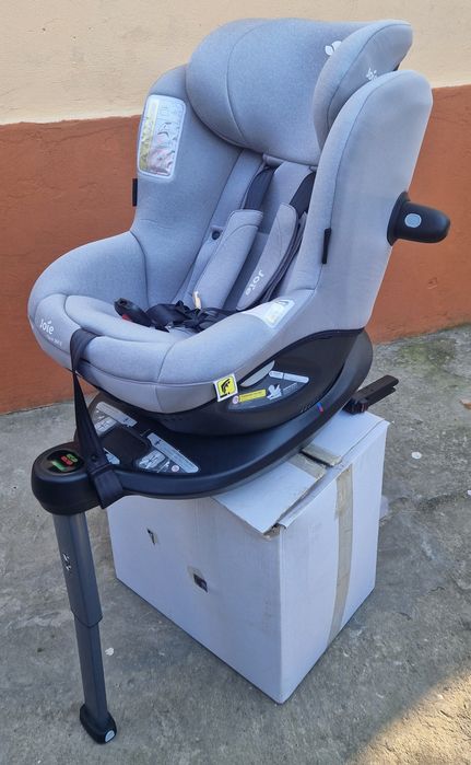 Joie-Scaun Auto I-Spin 360 E Gray Flannel, 61 cm-105 cm, testat ADAC si certificat R129 , fără accidente
