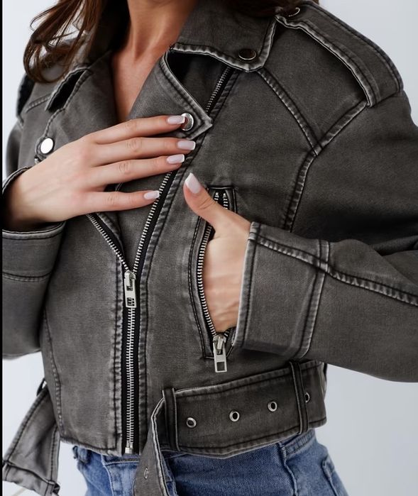 Кожанная куртка M/L  HOUSE