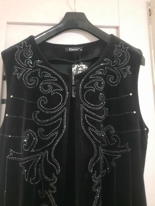 Камзол  черный бархат Турция