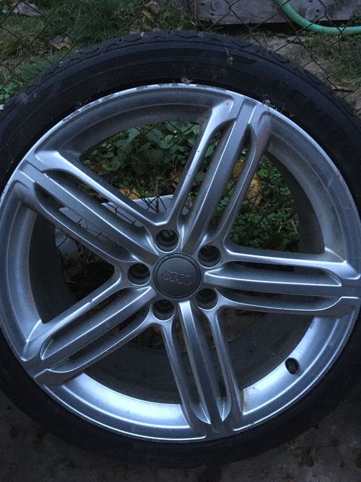 Set complet anvelope si jenti audi