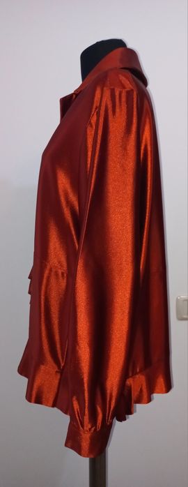 Bluză elegantă  , licra lucios