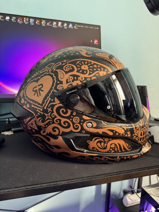 Shlem Ruroc Atlash 4.0+ shockwave garnitura, harman kardon