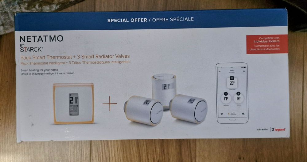 Termostat Netatmo,  capete termostatate Netatmo