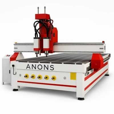CNC рутер с два шпиндела 2070 х 4050 мм маса