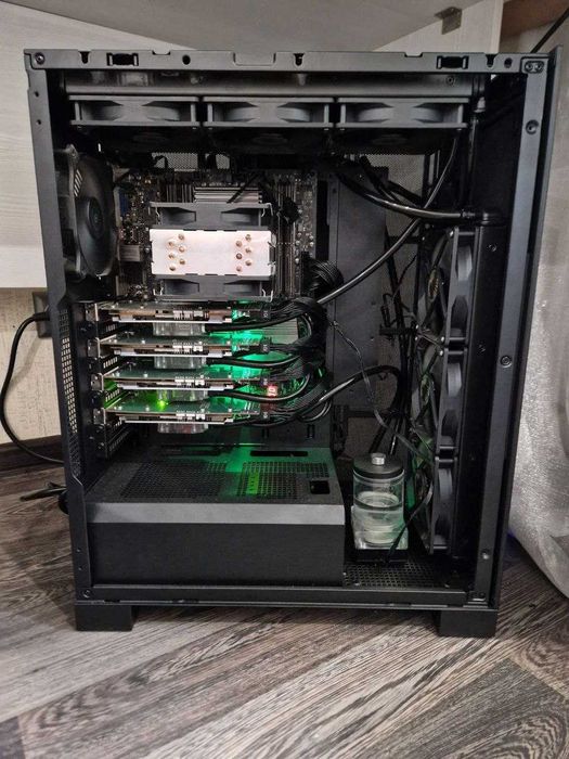 GPU ИИ сервер 128GB. 4 x Tesla V100 32GB