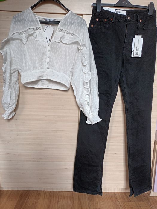 Черни дънки Zara