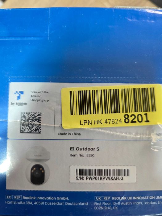 Camera supraveghere rotativa PTZ wireless WiFi Reolink E1 Outdoor E540