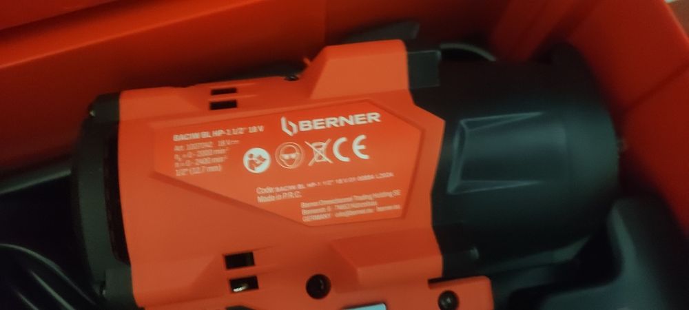 Акумулаторен гайковерт Berner 2034 Nm