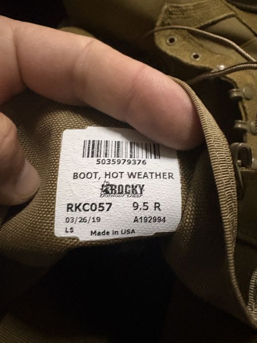 Bocanci militari Rocky Hot Weather RKC057 marimi 41,5 si 42,5 EU