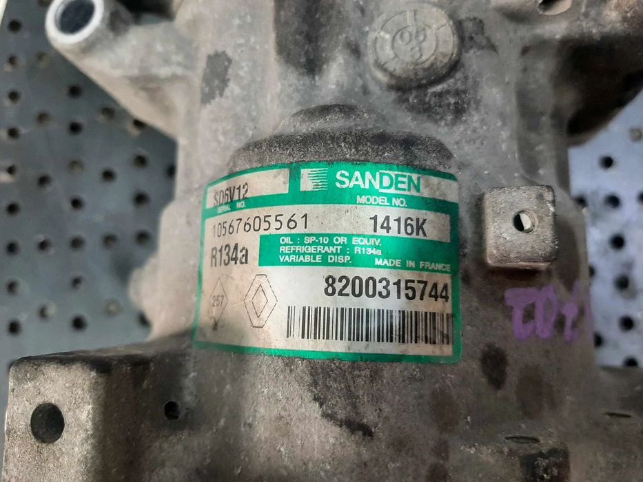 compresor clima ac 1.5 dci  renault clio 2 megane kangoo 8200315744