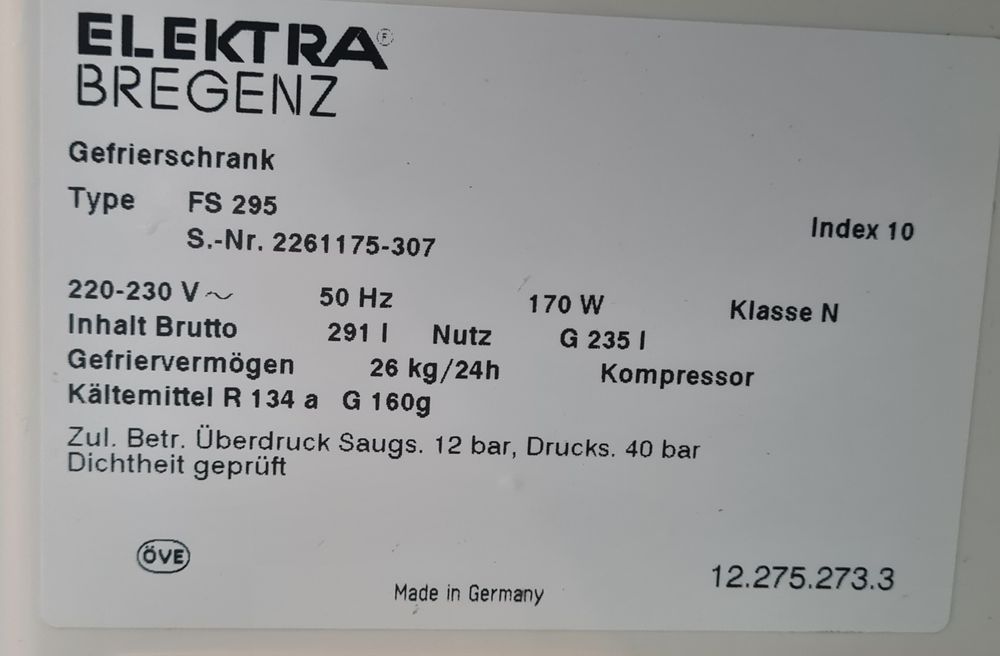 Фризер ElectraBregenz- Liebherr 162см 8+1 чекмеджета