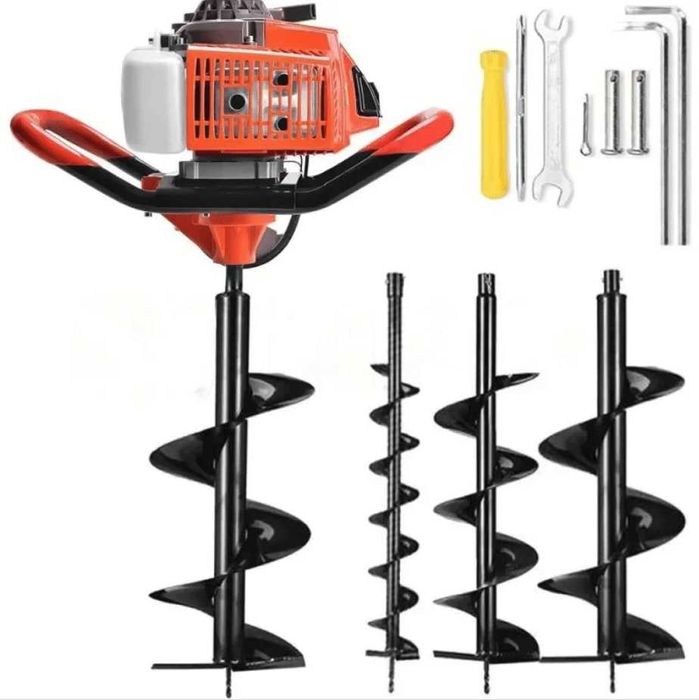 ПРОМО!!! Бензинов свредел STAHLMAYER 72КУБ., свредла за почва