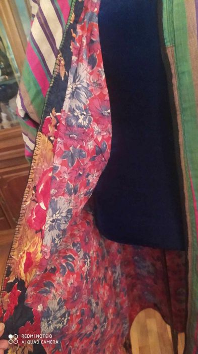 Чапан из бекасама ,винтаж