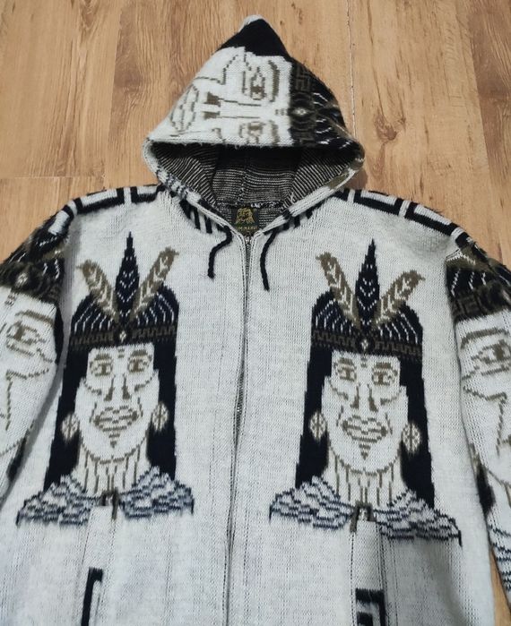 Hanorac din lână Alpaca Ecuador mărimea L