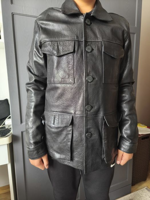 Кожаная куртка осень- весна