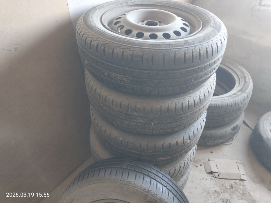 Р14 комплект колес стоял на опелье