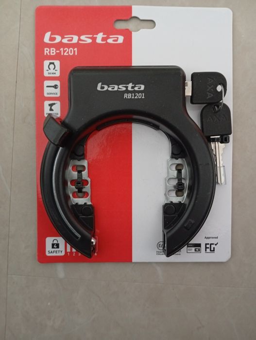 Încuietoare antifurt inÎncuietoare antifurt inelară Basta RB1201 neagr