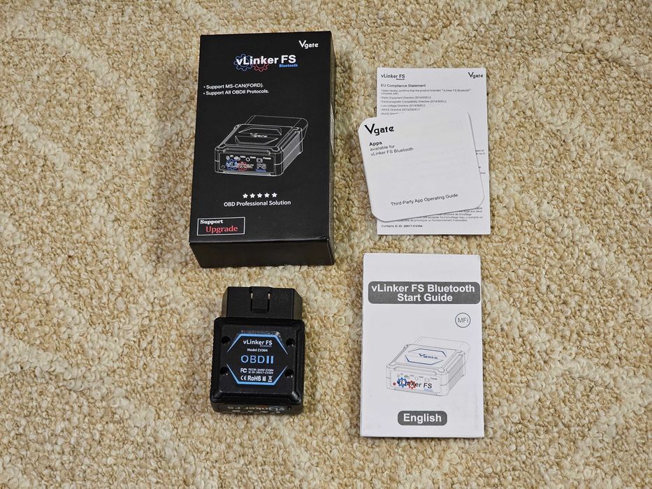 Vgate vLinker FS BT diagnoză auto pentru Ford și Mazda, pentru Apple, Android, Windows, FORScan