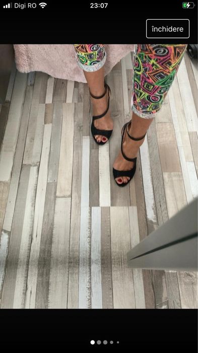 , Botine Stradivarius 36 si botine din piele mas 36