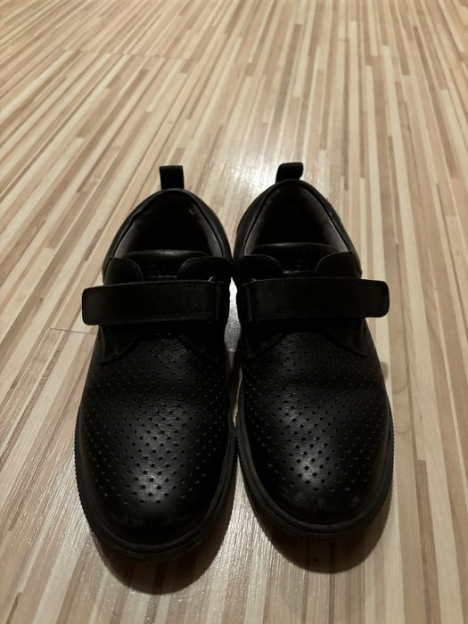 Кожаные ботинки в школу на мальчика