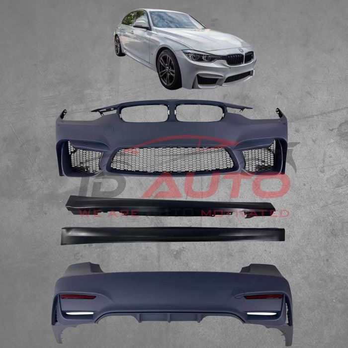 Боди кит M3 пакет за BMW F30 (12–18) – без отвори за халогени, бмв ф30