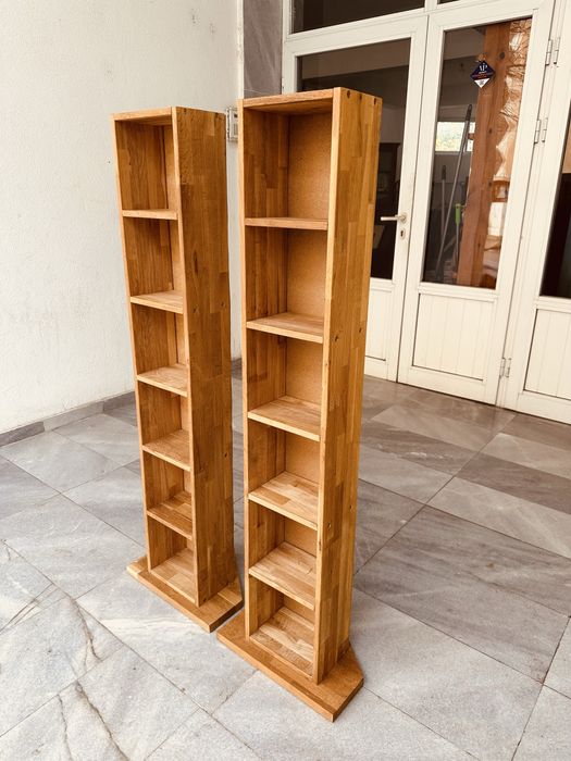 Две шведски  етажерки – масивен дъб, скандинавски стил