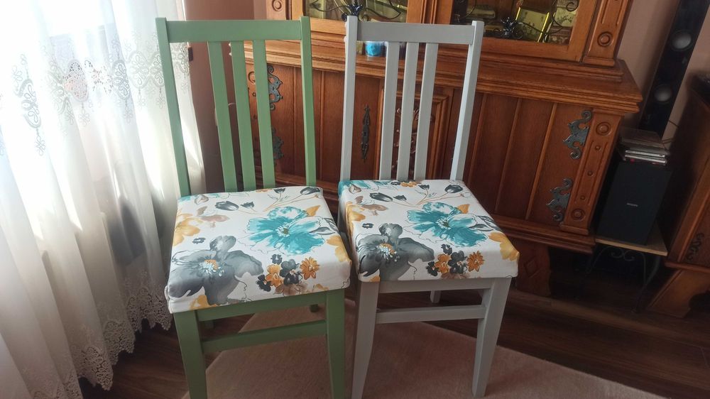 Столове с тебеширена боя