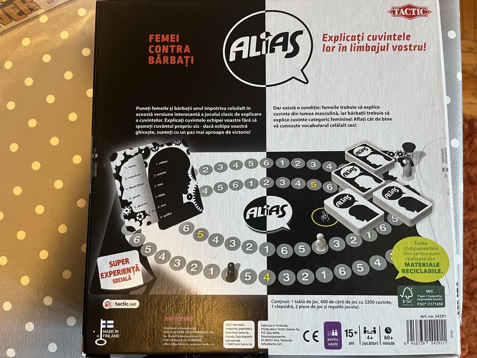 Joc Alias Barbati vs Femei