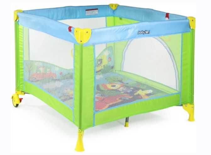 Манеж-игровая Babyton G-400 Green-Blue
