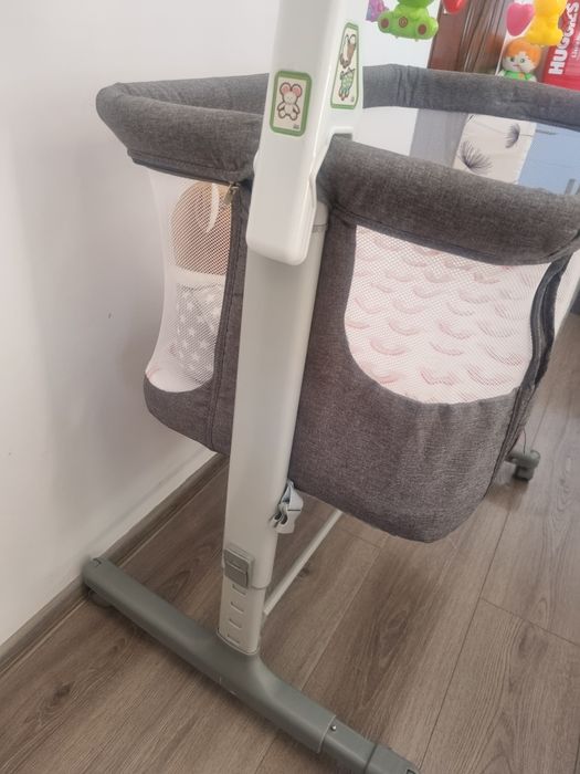 Patut co-sleeper, Lionelo, Aurora, 3 in 1 si carusel musical